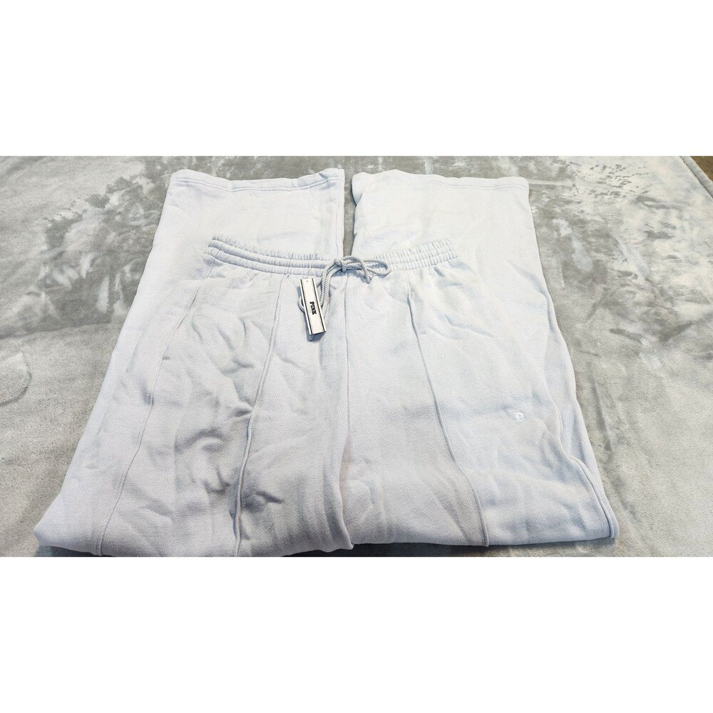 Victoria's Secret Large‎ Blue Ivy Fleece Wide Leg Sweatpants